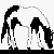 Tobiano Horse Ring Logo